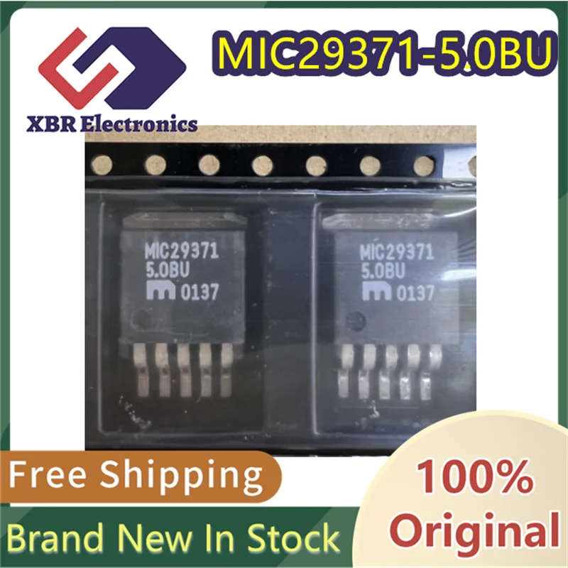 

(5/50 pieces) MIC29371-5.0BU MIC29371 MIC29371-5.0WU SMD TO-263 New original low dropout regulator chip IC Spot free shipping