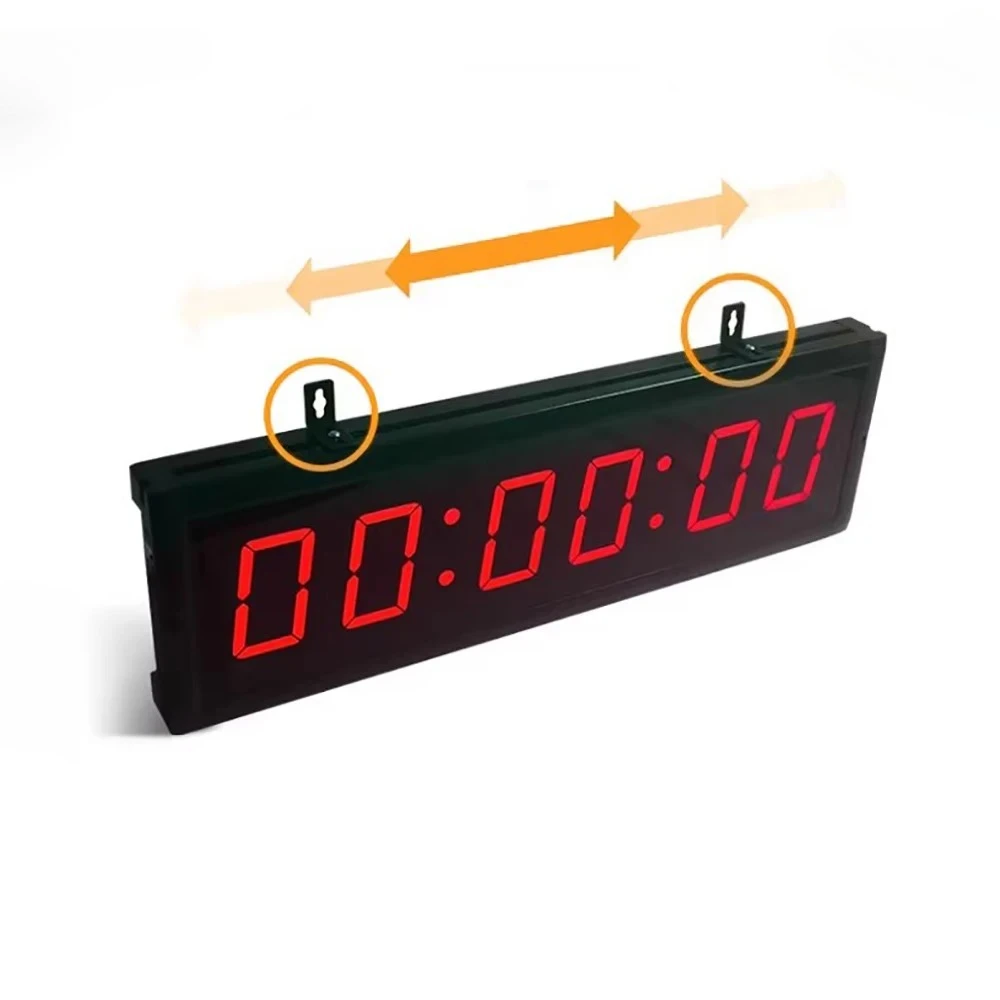 Professional 6-Digit LED Timer with Rechargeable Battery for Sports Events