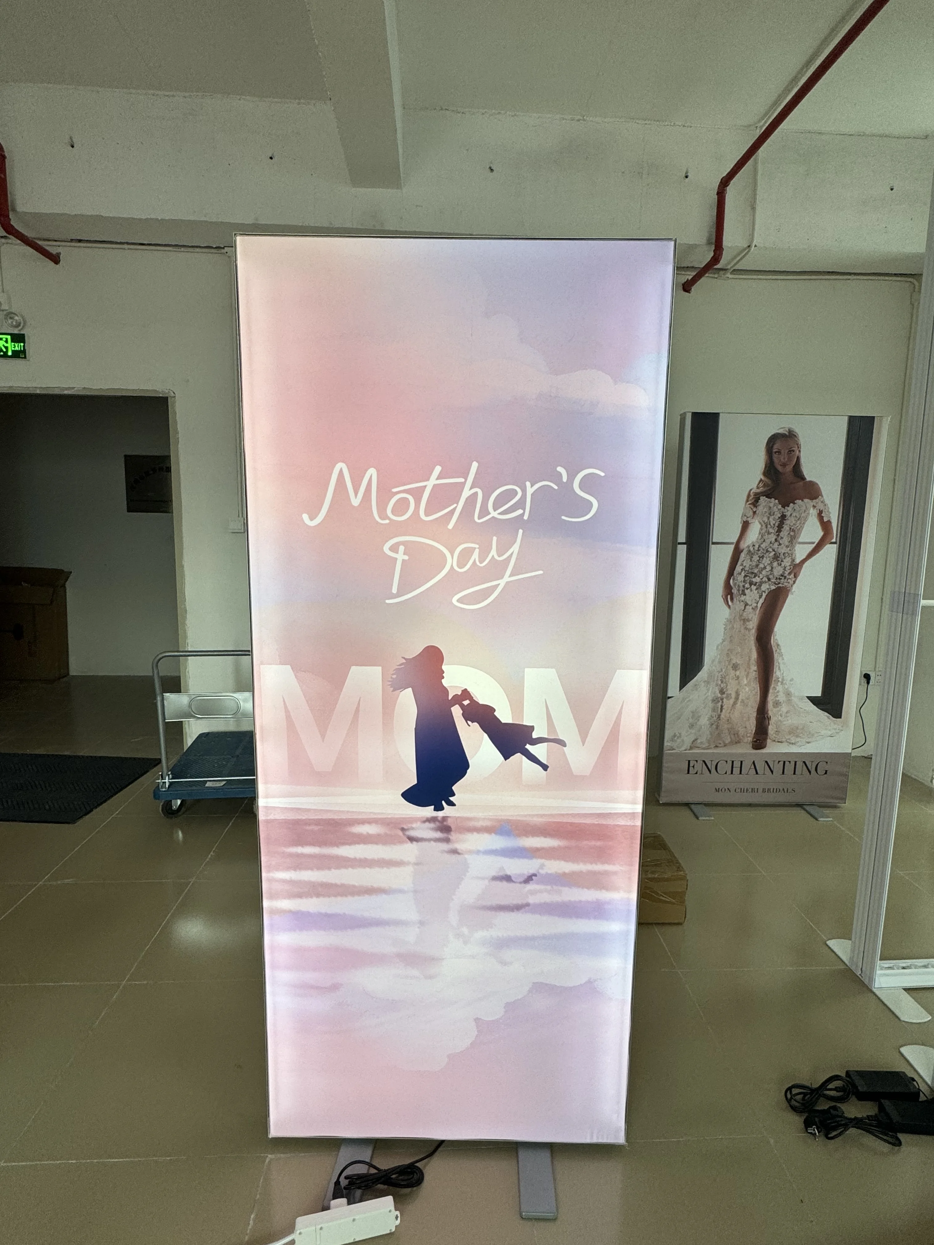 Quick Installation Portable Outdoor Light Box Billboard Foldable Light Box LED Luminous Display Light Box