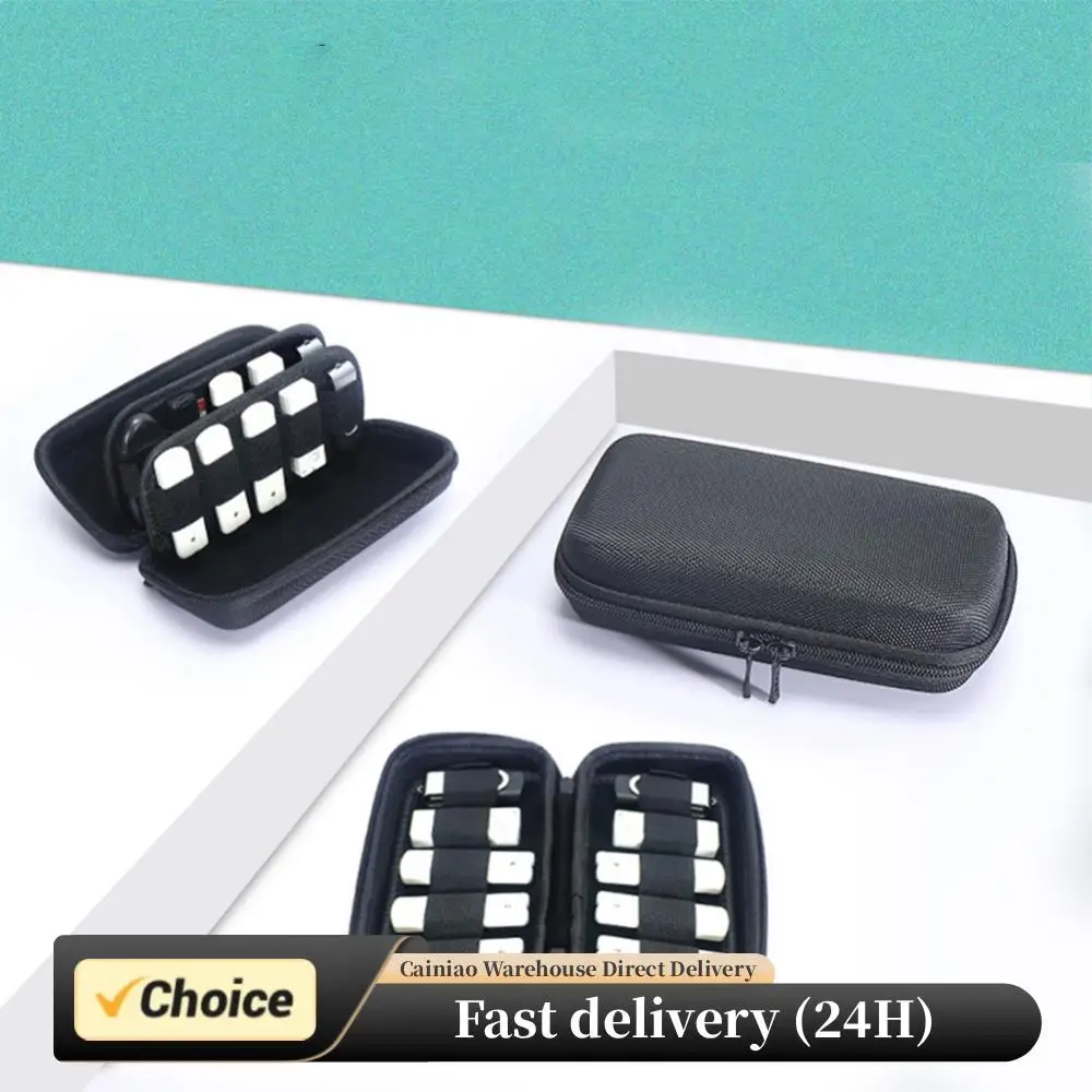 USB Flash Drive Case Dustproof Hard USB Holder Case Storage Case Holder Electronic Accessories Organizer for USB Flash Drive Pen