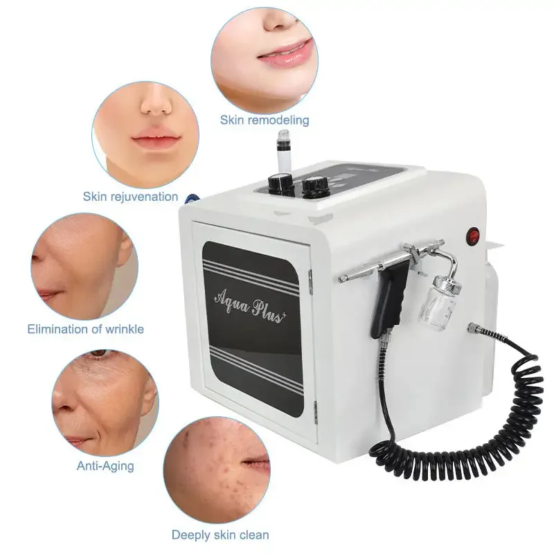 DermDelhi Hydro Facial 2-in-1, Oxygen Sprayer, Water, Deep Facial Cleansing