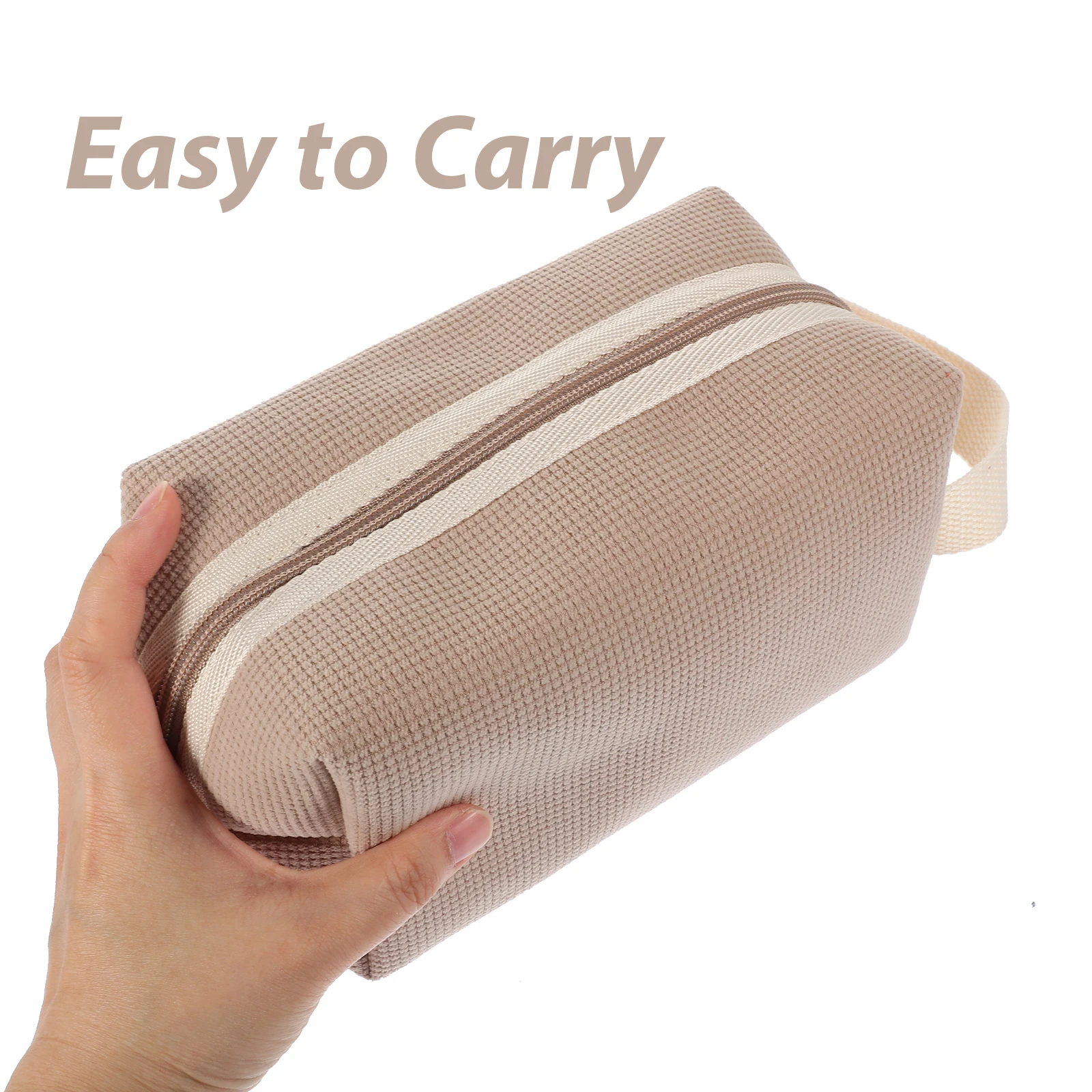 

Portable Makeup For Women Zipper Organizer Large Durable Pouch Reusable Bag Toiletry Organizer Bags For Travel Zipper
