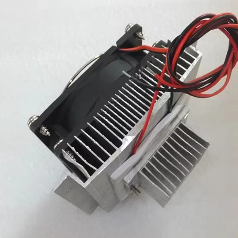 DIY Semiconductor Refrigeration Kit 12706 Peltier Cooler Module with Heat Sink Fin Cooling System for Electronic DIY Projects