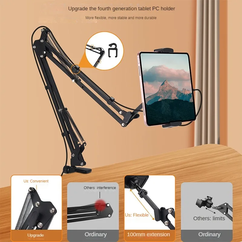 Microphone Stand Floor Mounted Microphone Stand Pole Stage Performance Vertical Microphone Stand Tripod Ipad Stand