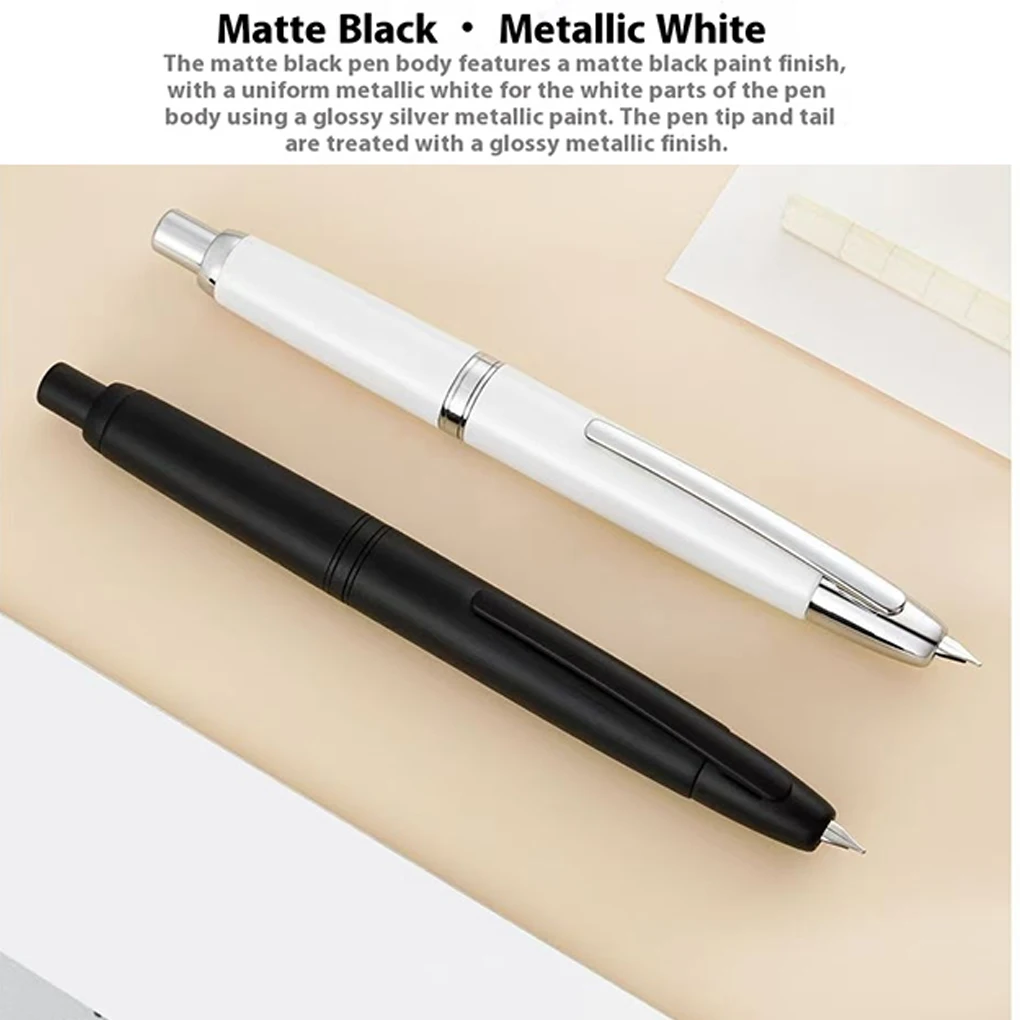 สําหรับ Jinhao10 Series 0.5mmBlack กว้าง Telescopic ปากกาสีขาวมุกหรูหราพรีเมี่ยมของขวัญที่ดีที่สุดสําหรับเพื่อน