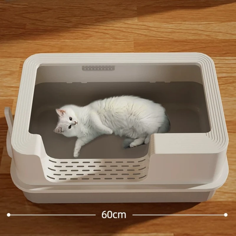 open‑ended Hiding Extra Large Sandbox Litter Box Small Luxury Toilet Litter Box Defecation Arenero Para Gatos Household Items