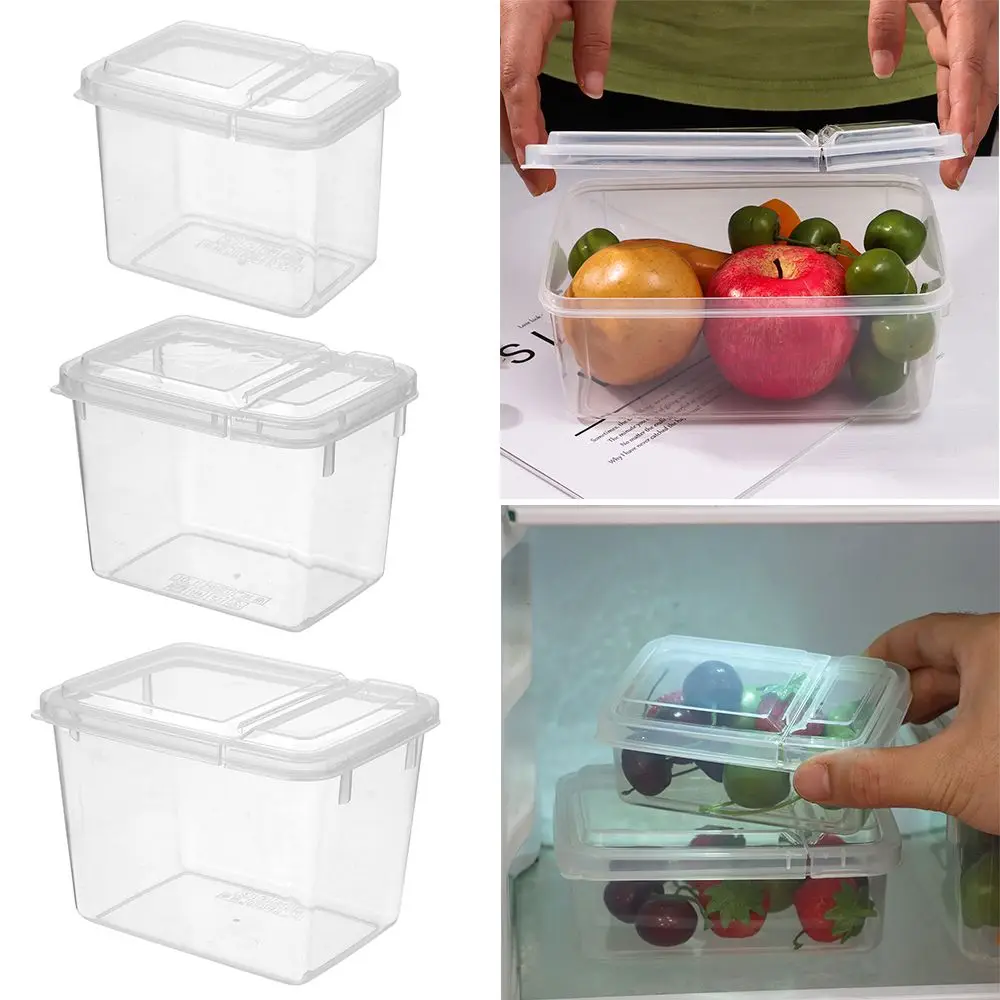 Outdoor Plastic Food Kids School Dinnerware Flip cover design Meal Storage Container Bento Box Prep Lunch Boxes Picnic Snack