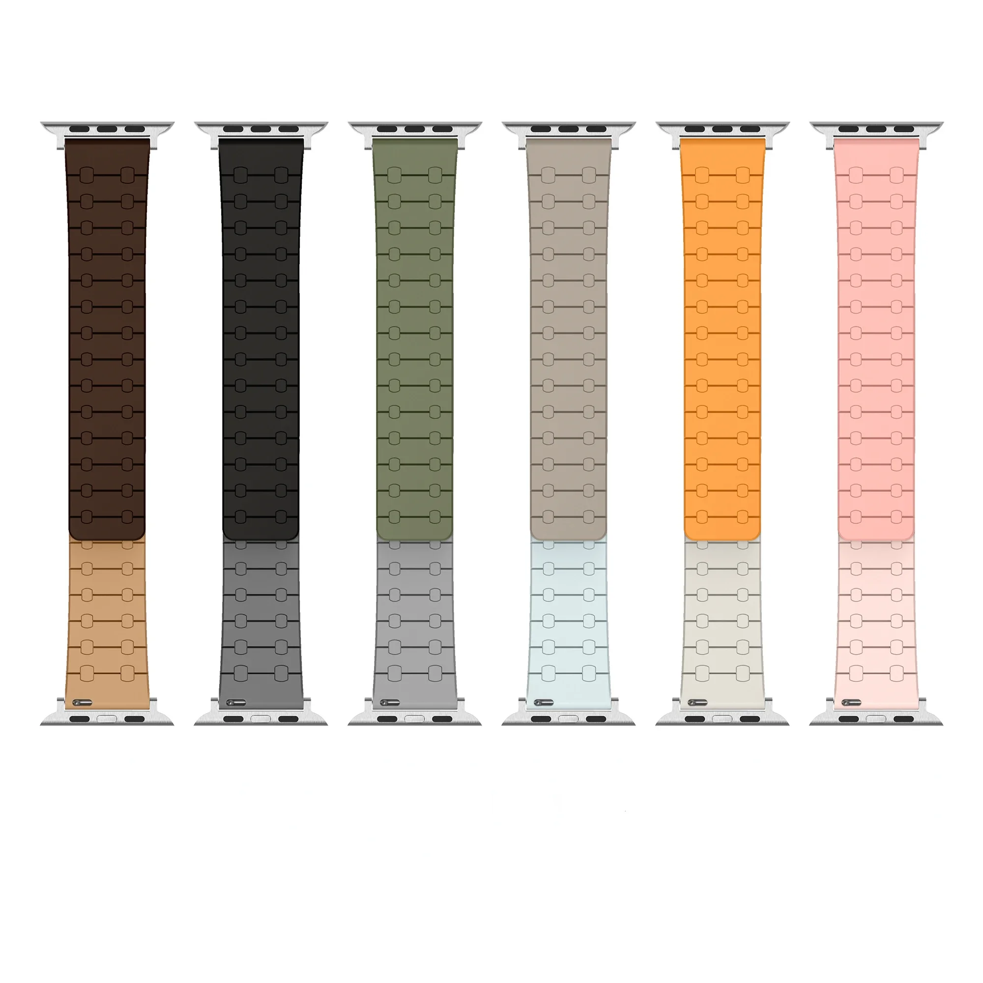 สายรัดแม่เหล็กสำหรับนาฬิกา Apple อัลตร้า2 49มม. 45มม. 44มม. 42มม. 38 40 41มม. สำหรับ iWatch ซีรีส์ Ultra 2 9 8 7 6 5 4