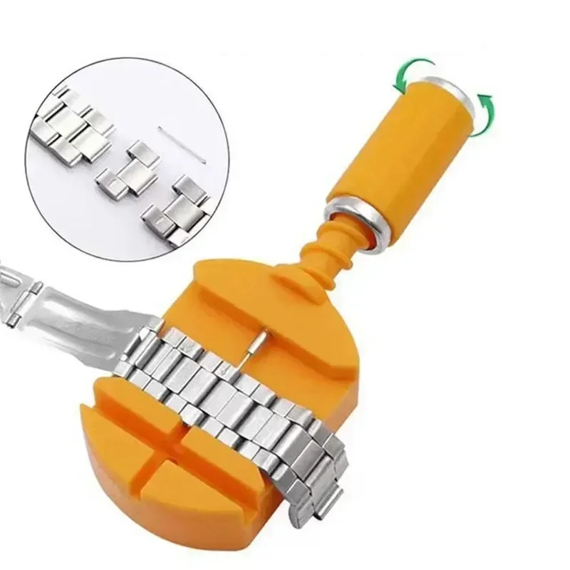 Watch Repair Tool Set Watch Link Band Slit Strap Bracelet Chain Pin Remover Adjuster Tool Kit for Professional Watchmak image 3