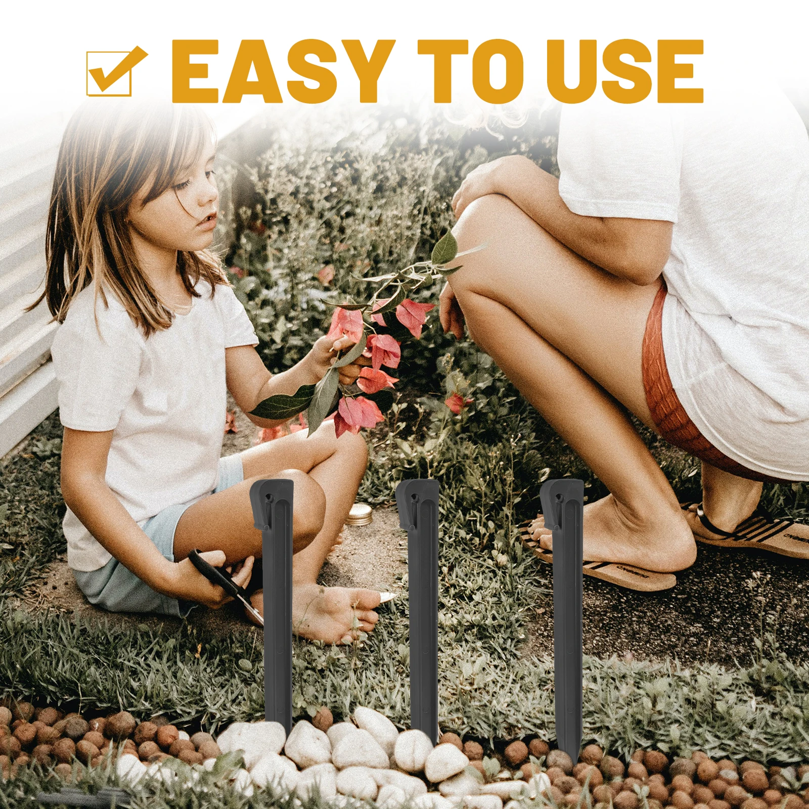 

10pcs Landscape Edging Garden Yard Cloth Durable Ground Nails For Lawn Fixing Outdoor Camping Trampoline Stakes Waterproof Cloth