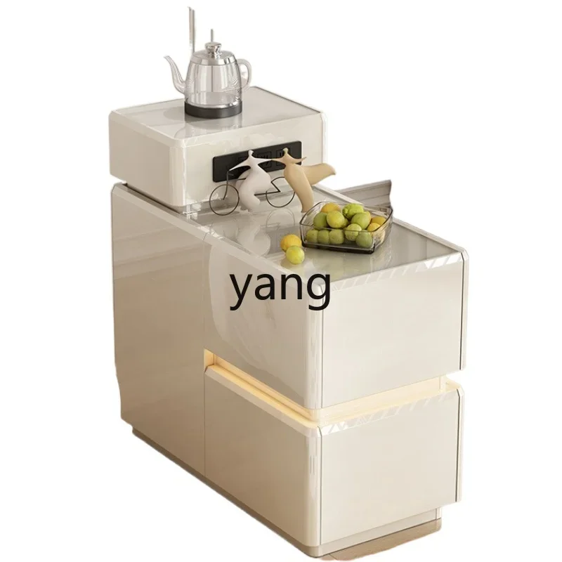 

Lmm living room small side cabinet light luxury high-end side cabinet cream wind side table corner few