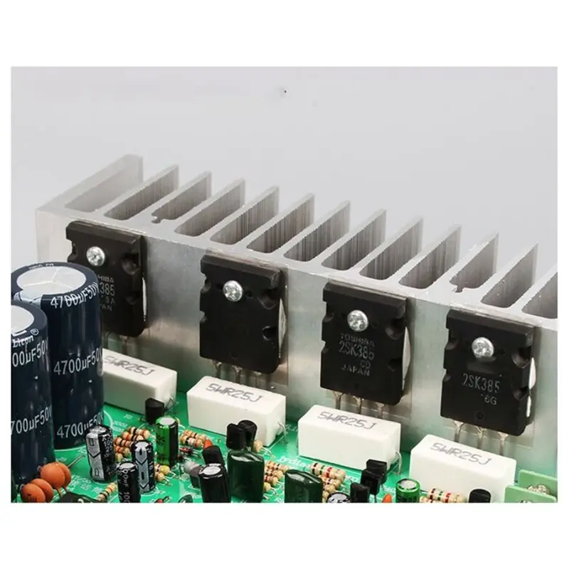 B48A Hifi Reverb Audio Amplifier 250W 2.0 Channels With Knob Set High Power PT2399 Karaoke Mic Reverberation Board