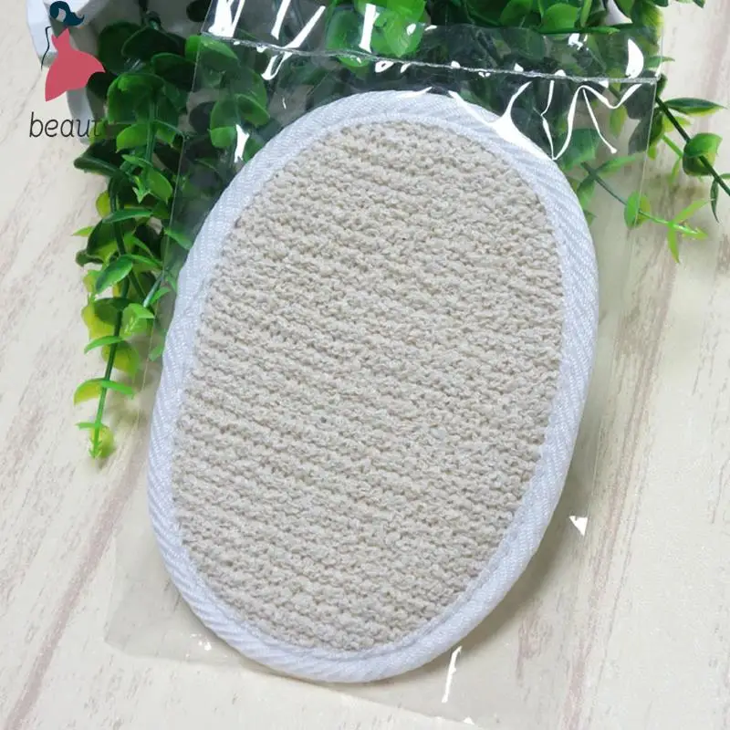 Éponge Luffa naturelle pour le visage et le corps, tampon à récurer, nettoyant pour lave-vaisselle, bain, douche, excavatrice de spa, F2