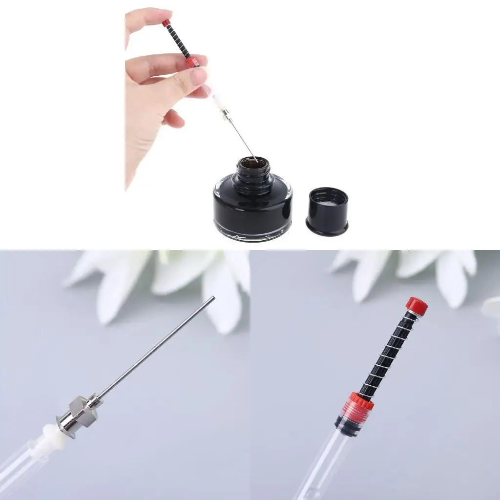 

Перьевая ручка, картридж с абсорбером чернил, универсальный преобразователь, всасывающее устройство, пипетка, инструмент