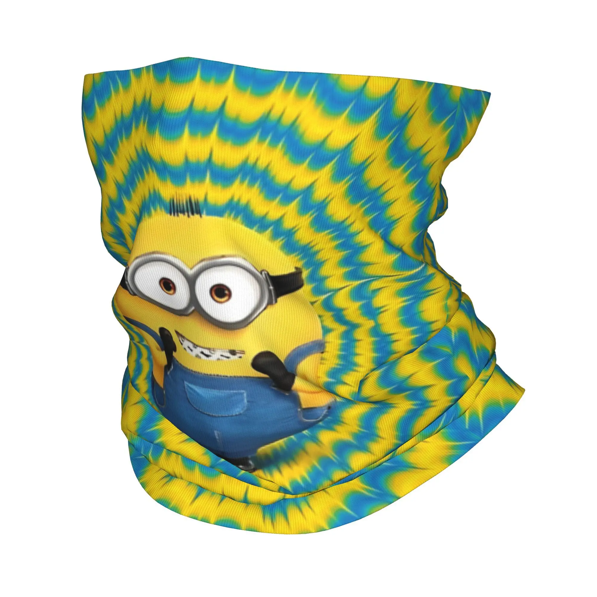 

Stuart The Rise of Gru Bandana Neck Cover Printed Funny Cartoon Wrap Scarf Multi-use Balaclava Running for Men Women Adult