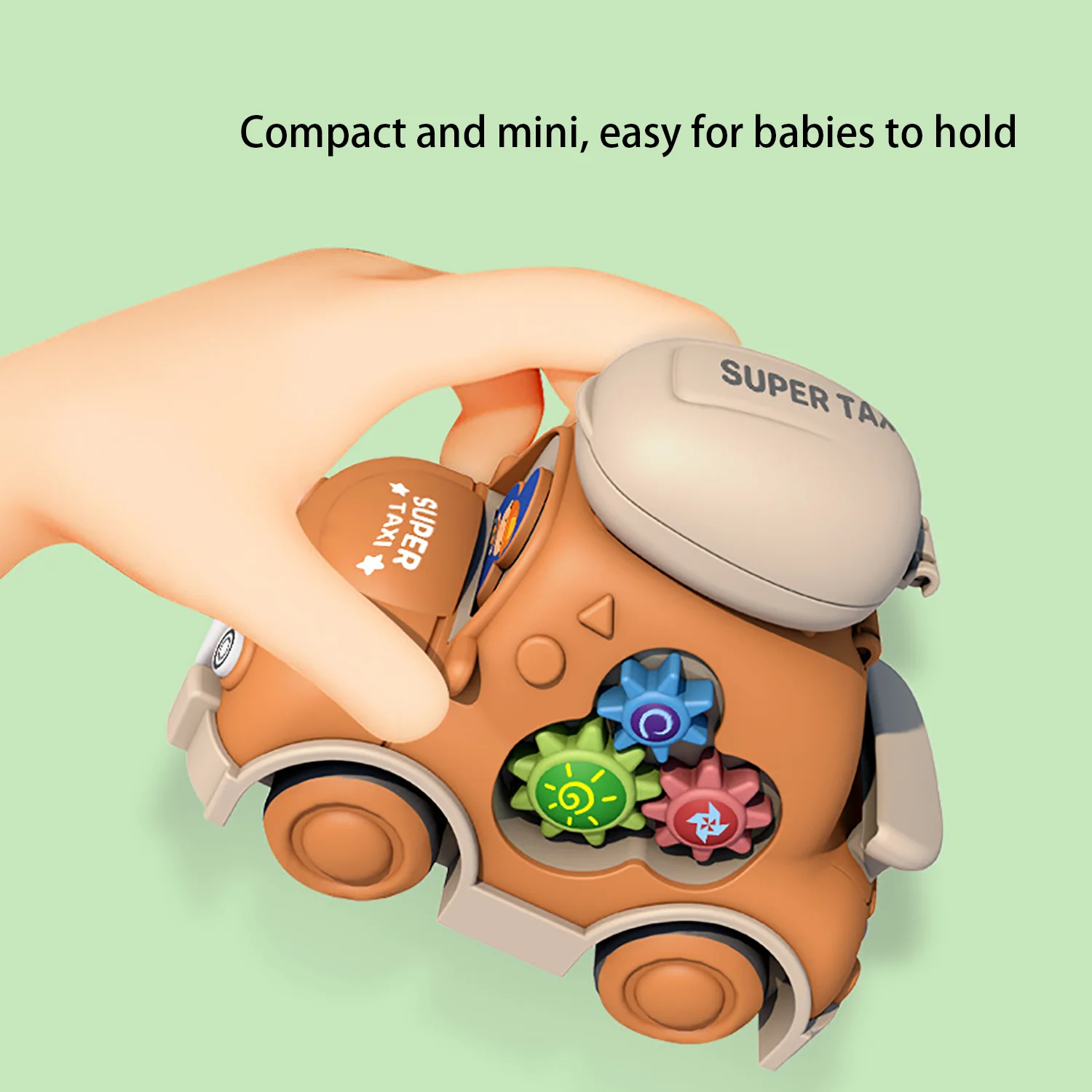 아기 만화 장난감 자동차, 미니 차량, 관성 풀백 자동차, 몬테소리 조기 교육 크롤링 장난감 자동차, 유아 남아용, 1PC