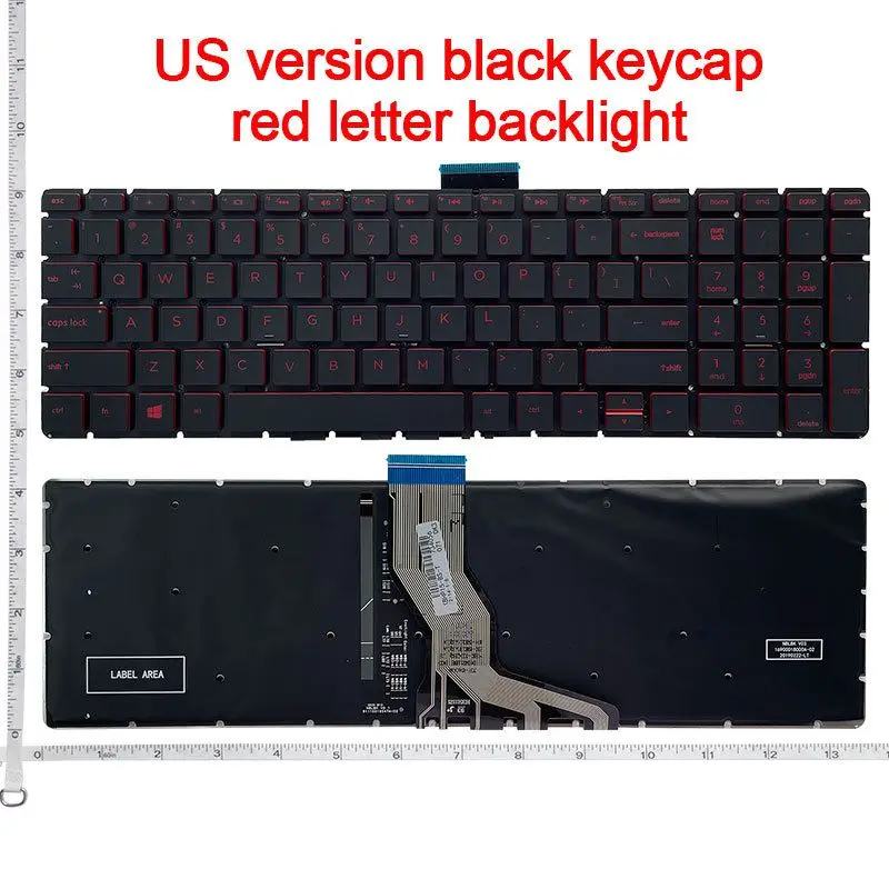 US NEW Laptop Keyboard For HP 17-AK 17-BS 17-AR 15T-BR 15Q-BY 250 G6/255 G6/256 G6/258 G6 15-BS 15-CB 15-BD 15-BP 15-CK 15-CD