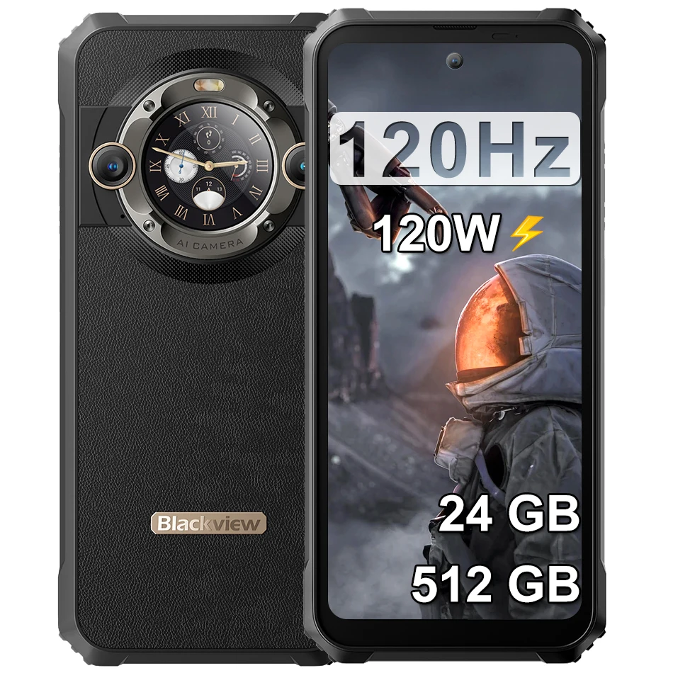 Blackview bl9000 5G smartphone robust 12gb gb Waterproof for inches to k fhd + display telephone Hz to mah 120W 50mp NFC