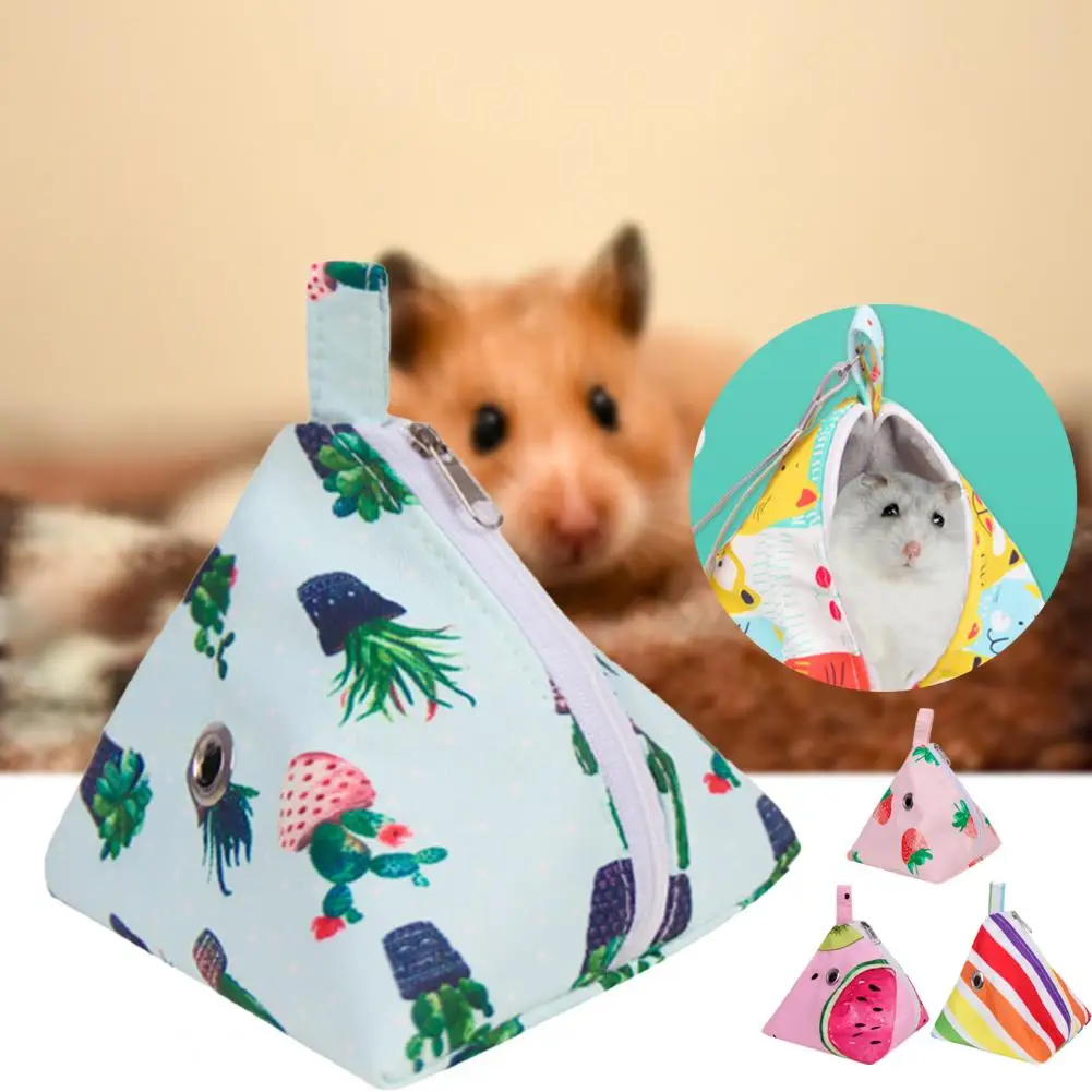 

Small Animal Fashion Print Breathable Holes Portable Hamster Travel Carrying Bag For Hedgehog Squirrel Mouse Cavia Porcellus