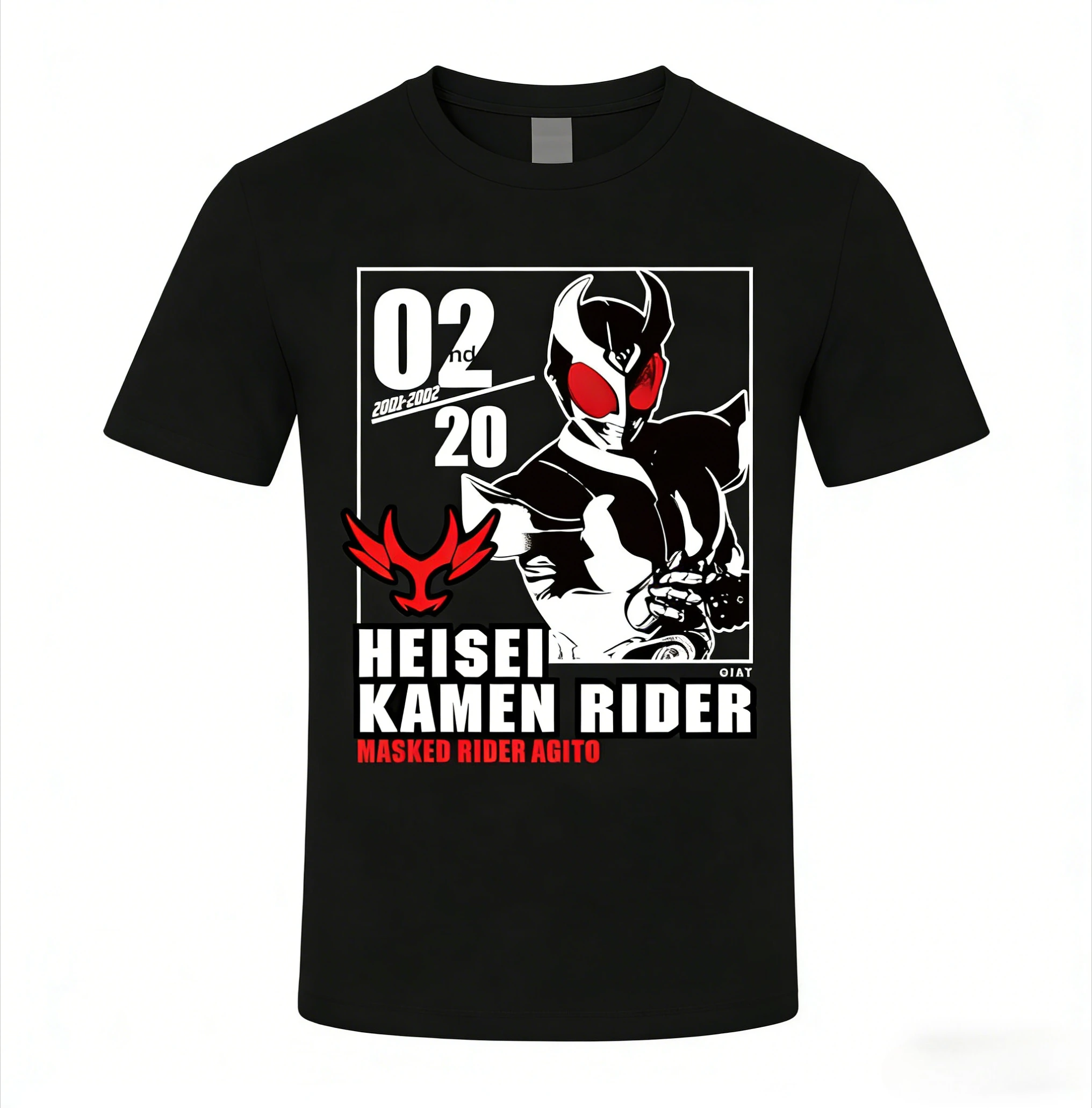 

Classic Kamen Rider Graphic T-Shirt Men Fashion Streetwear Short Sleeve Tee Anime Fans Loose Fit Soft Breathable Daily Wear Tops