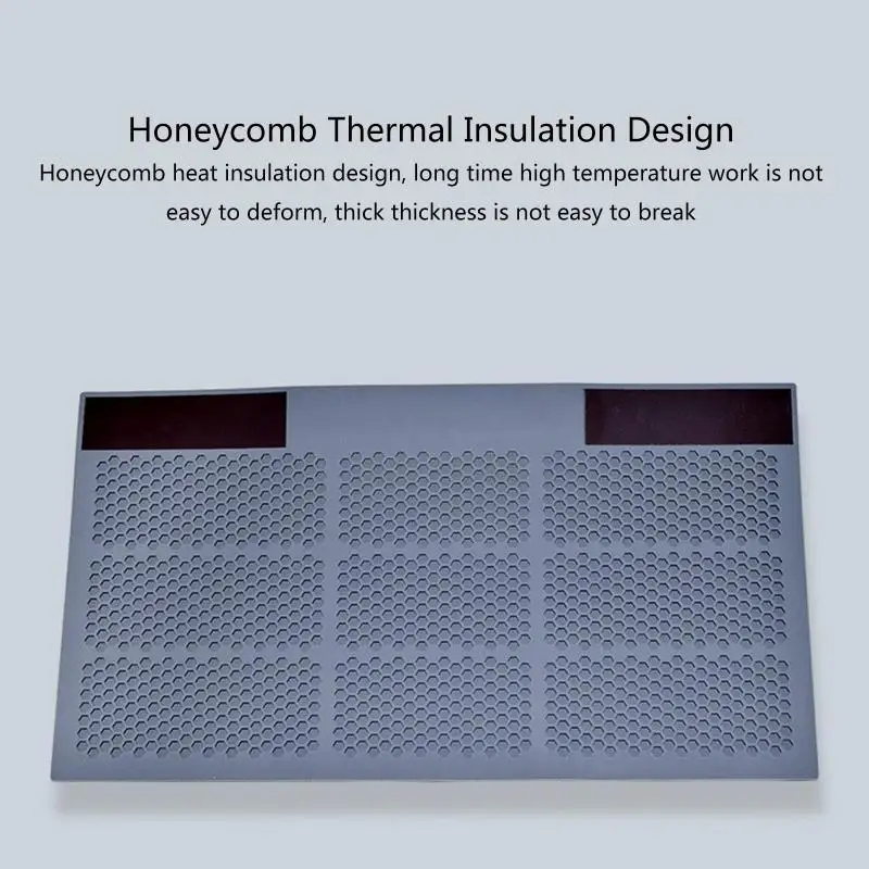 652F Silicone Repair Mat Heat Insulation Welding Mat Repair Mat Soldering Mat for Soldering Iron Workbench Repairing