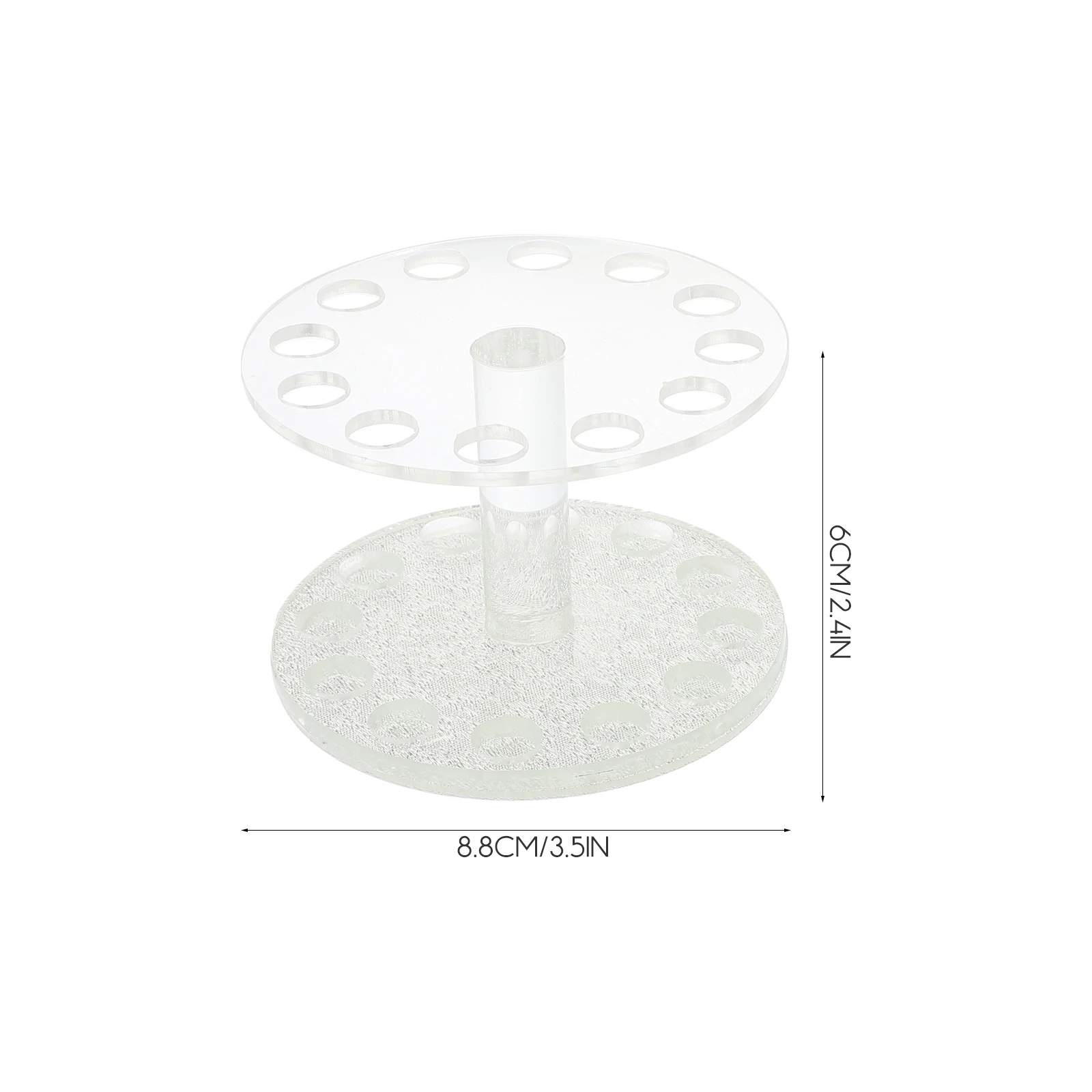 2 قطعة مسمار الفن حامل قلم على شكل قلب فرشاة للمكياج المنظم تخزين حامل عمودي مستلزمات صالون الأظافر