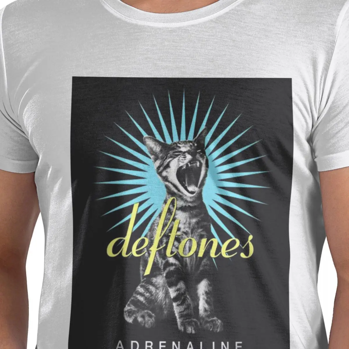 Deftones Metal Band White Pony Album T-Shirt for Men Cotton Plus Size T Shirts Men's Short Sleeve Crew Neck  Clothes Tops S-6XL