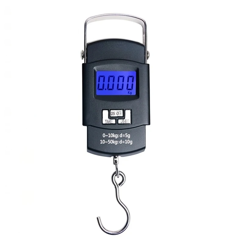 50KG Digital Hanging Scale - For Fish, Luggage & Travel Suitcase, 10g Precision