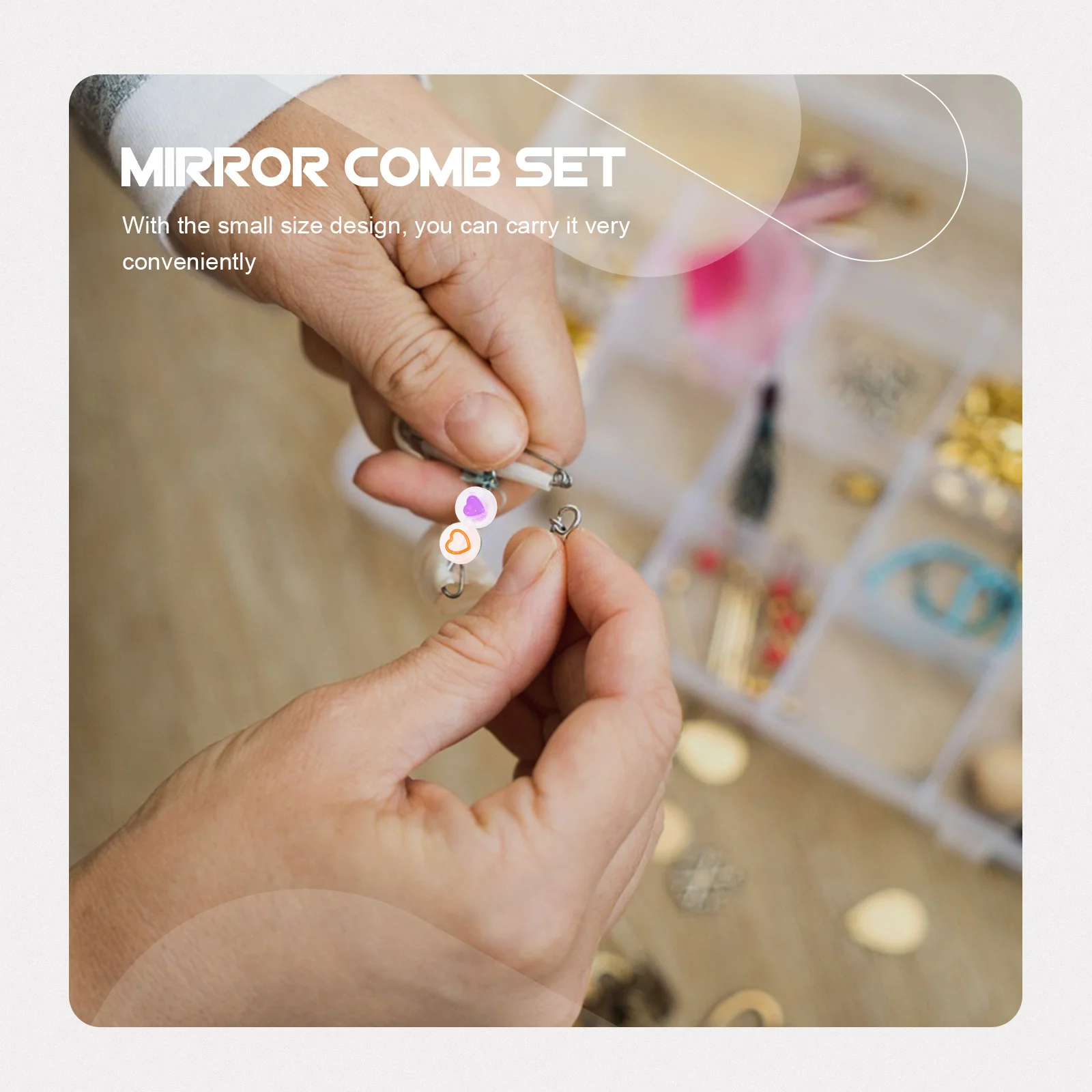 

300Pcs Acrylic Luminous Beads Smooth Hole Easy to Use DIY Jewelry Making Spacer Beads Acrylic Loose Bead Jewelry Charms