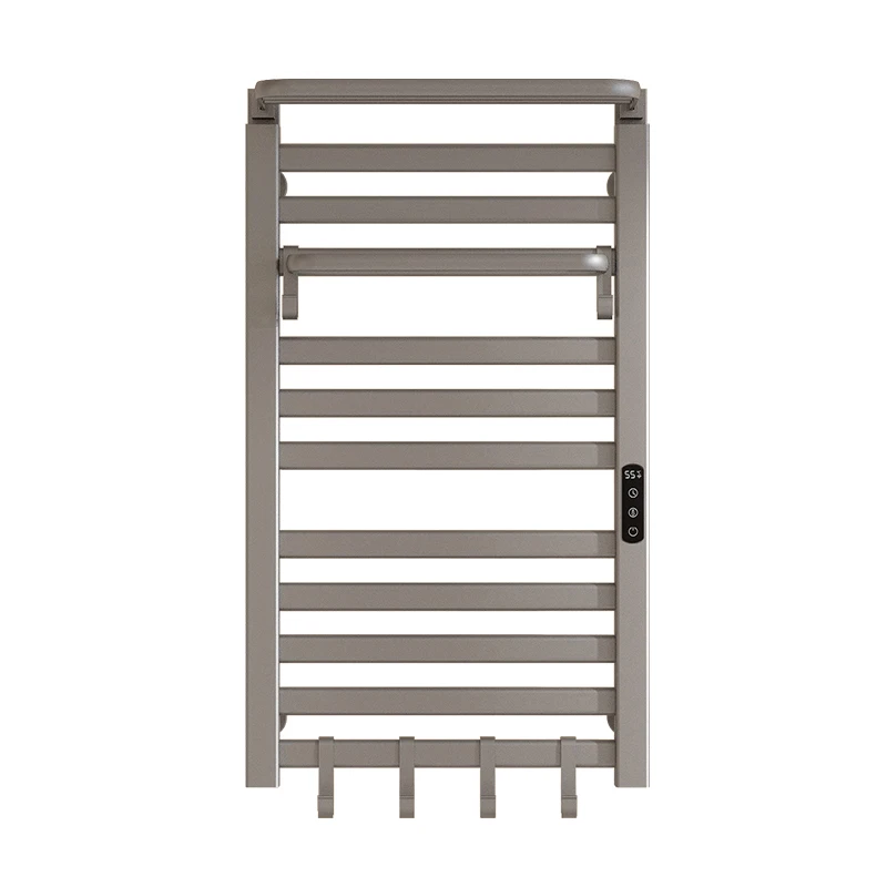 Wall-Mounted Electric Towel Rack Stainless Steel Electric Heated Bathroom Towel Rail Hot Towel Warmer Radiator