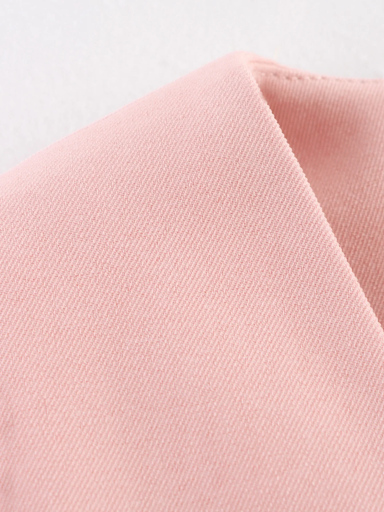 2025 Women's Fashion Versatile Unlined Pink Blazer Loose Fit New Style Multifunctional