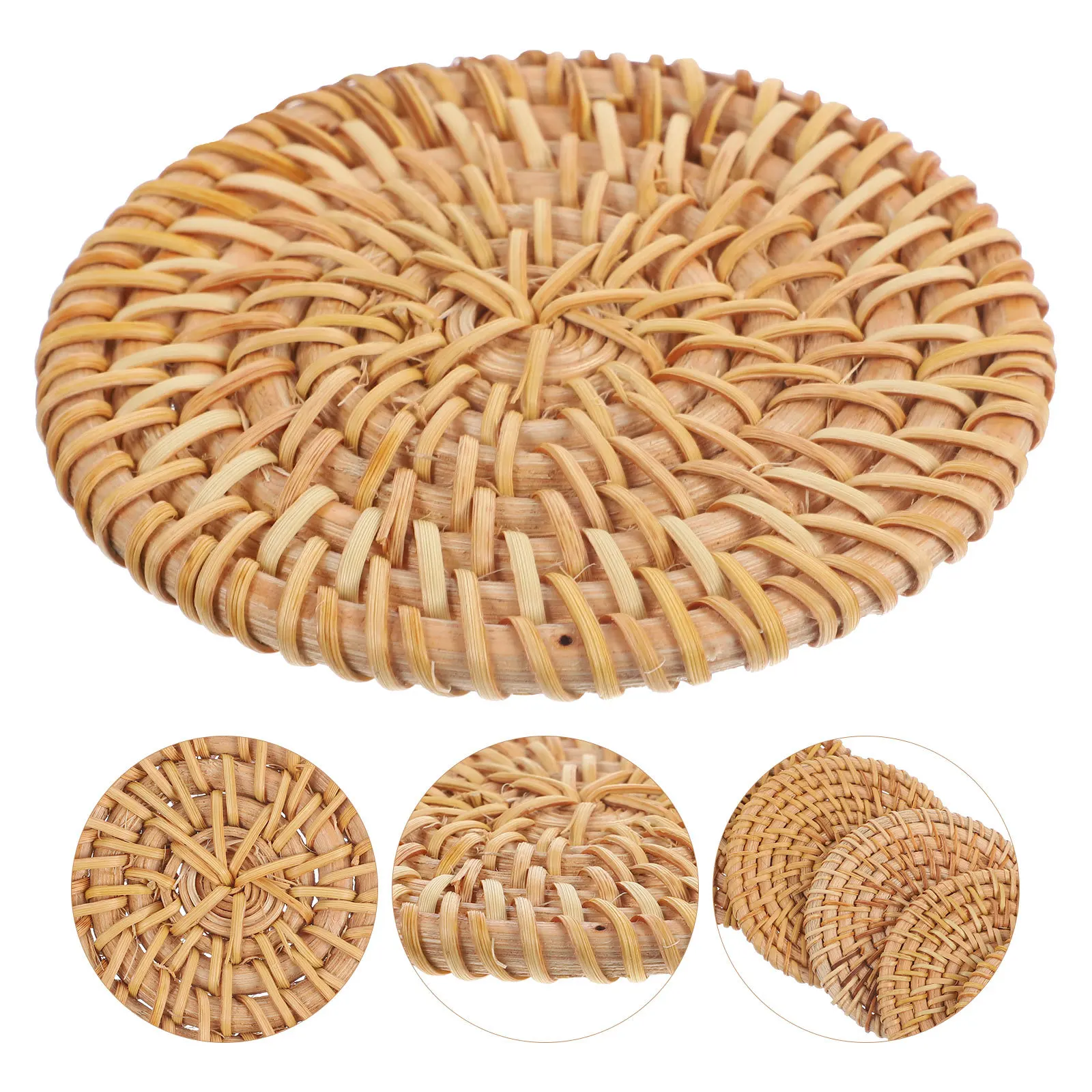 Подставка под чашку из ротанга 6шт для защиты стола