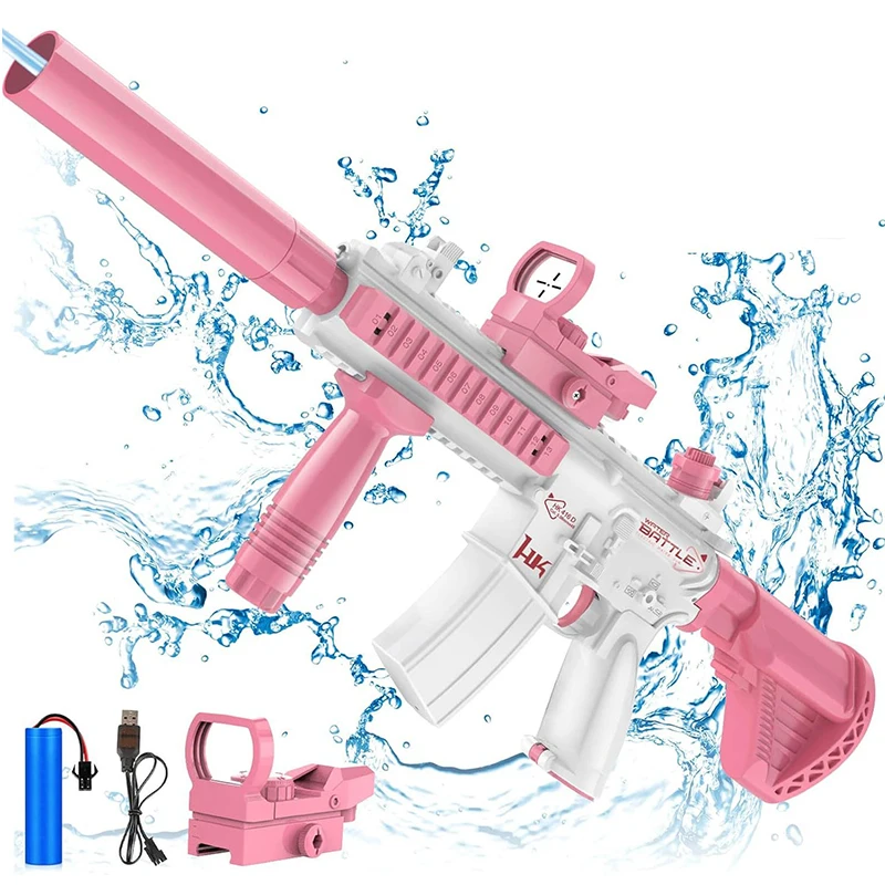 M416 น้ําปืนยิงอัตโนมัติของเล่นฤดูร้อน M416 ไฟฟ้าน้ําปืนชายหาดความบันเทิงกลางแจ้งของเล่นเด็กผู้ใหญ่ของขวัญ