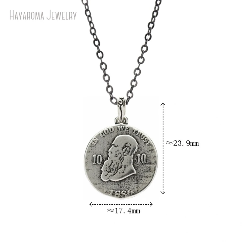 6Pcs Metal Wholesale Antique Silver Color Chain Copper Double Point Jewelry Vintage Necklace NM53784 image 2
