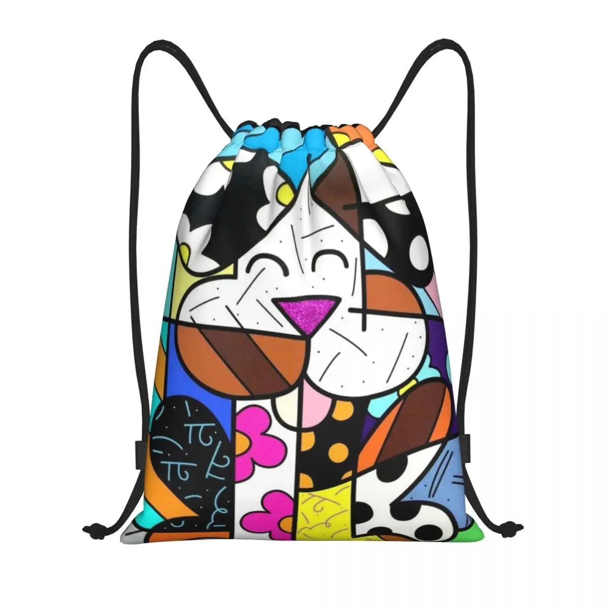 Custom Name Waterproof Outdoor Beach Swimming Sports Drawstring Backpack Britto Anime Organizer Gym Storage Bag