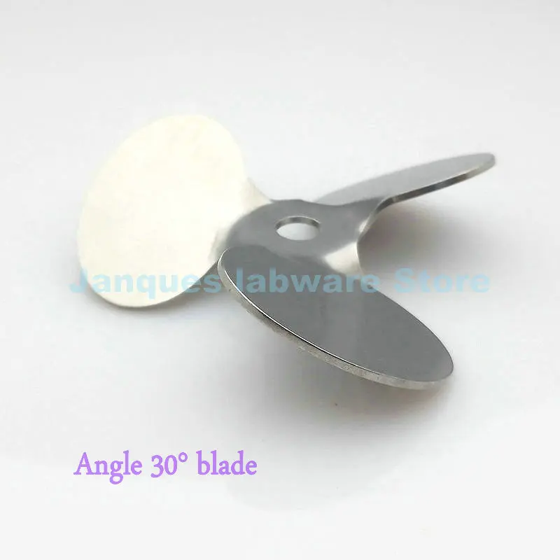 1pcs 304 stainless steel OD 30mm to 120mm Three-blades Stirrer Paddle Laboratory push-down/push-up stirring blade