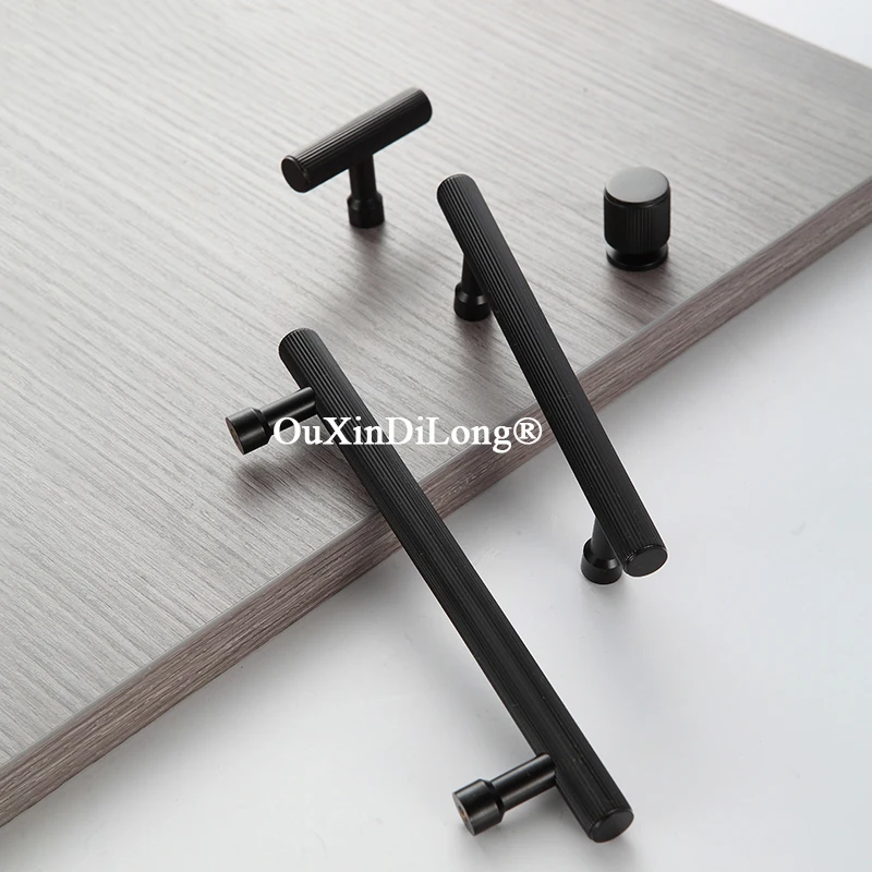 Stunning 4PCS Solid Brass Furniture Pulls Handles Drawer Knobs Cupboard Wardrobe Closet Dresser TV Wine Cabinet Pulls Knobs