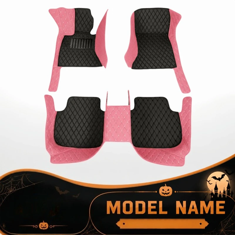 For gwm ora 5 2024 Precision-Fit 3D Full Coverage Diamond Faux Pu Faux pu leather Car Floor Mats, Anti-Slip