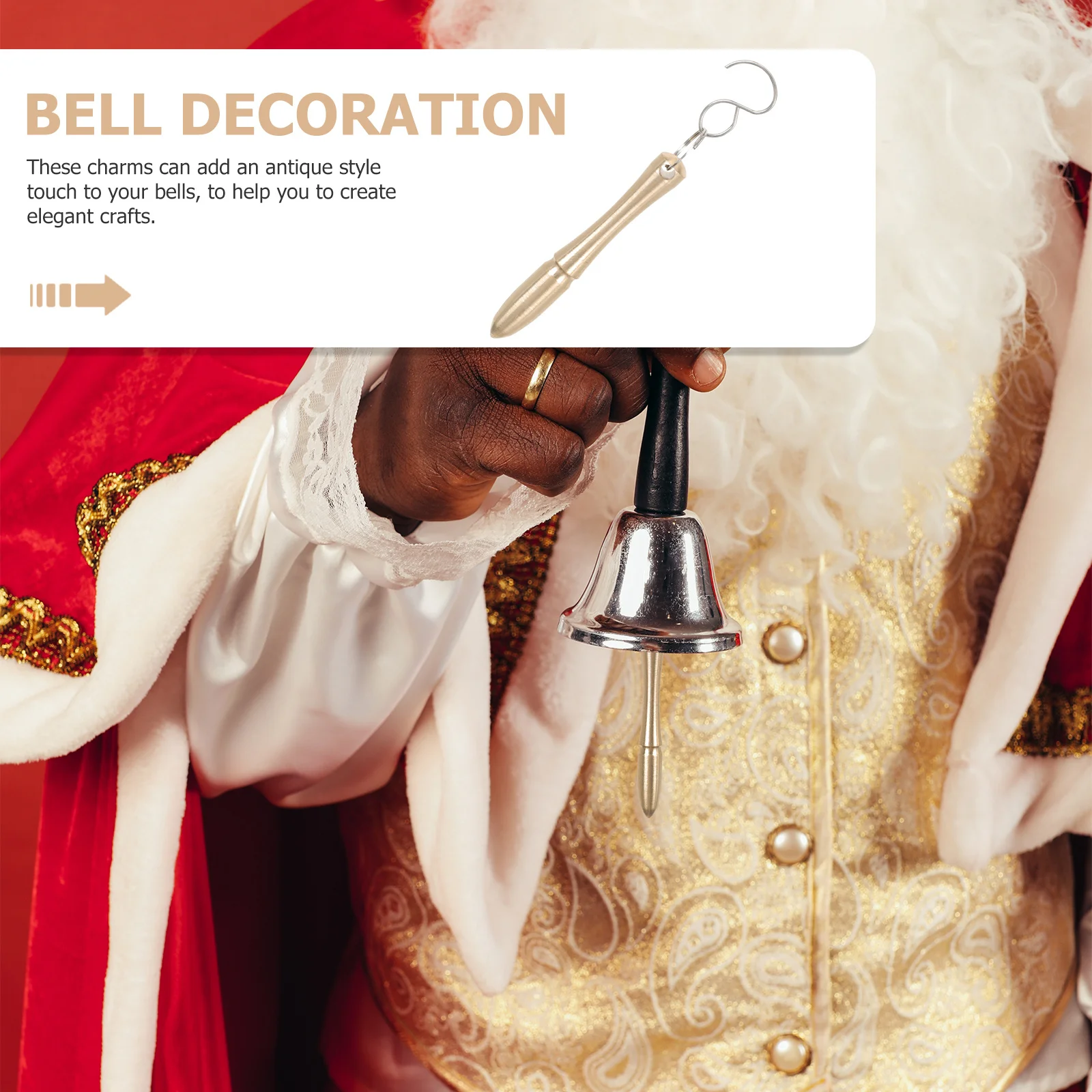 خمر النحاس جرس معلقة قلادة حلية DIY الحرفية الديكور لحفل زفاف عيد الميلاد عطلة مهرجان الإمدادات