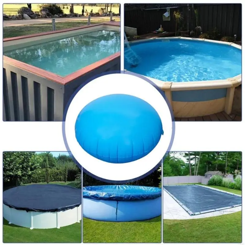 Strong Winter Pool Cover Pillow Set Comes With 2X3M Cables For Secure Anchoring Dense Storage Plan JOME