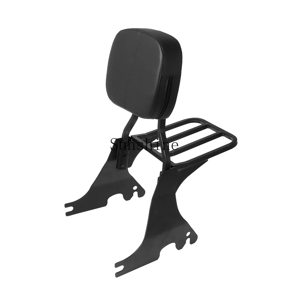 Motorcycle rear armrest back rack for Sportster xl883 04-21 black