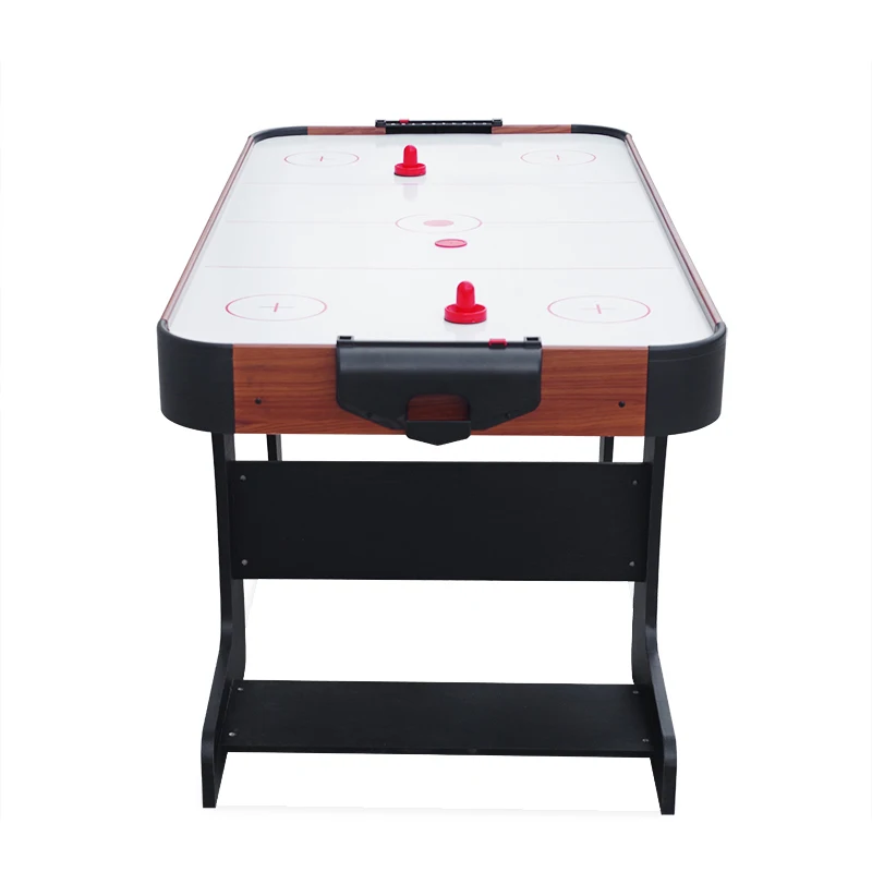 5 Feet Air Hockey Table Indoor Game Table with Folding Legs for Home Entertainment