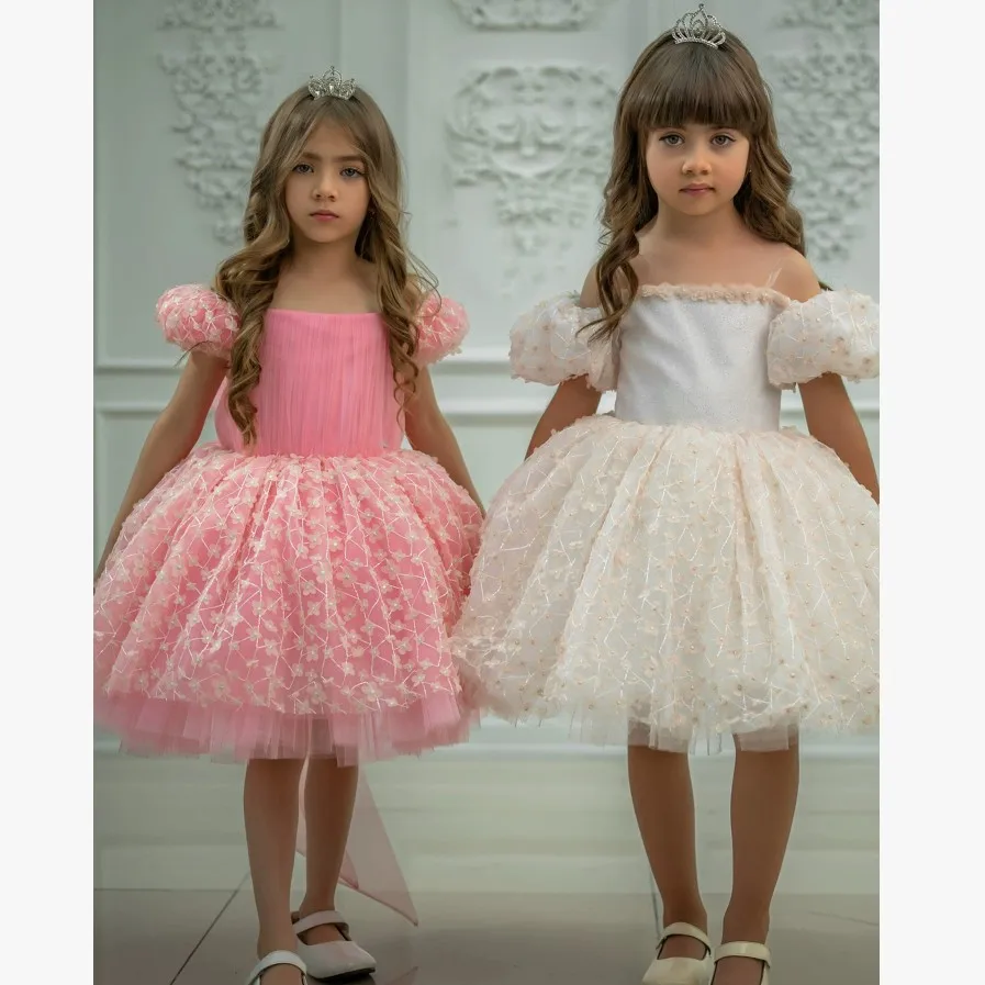 

Детское вечернее платье принцессы для выступлений на фортепиано, платья для дня рождения для девочек, A4906, платья подружки невесты Vestidos