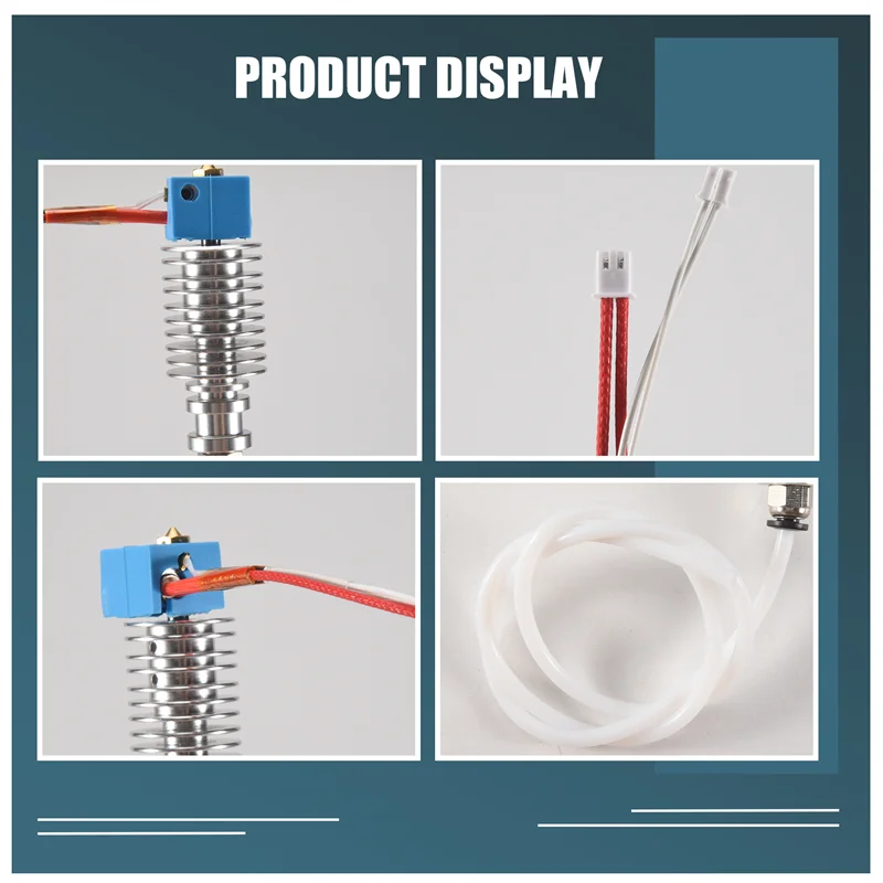 Sprawne akcesoria do drukarek 3D, zestaw ekstrudera 12 V, głowica drukująca I3 Mega do drukarek 3D ANYCUBIC