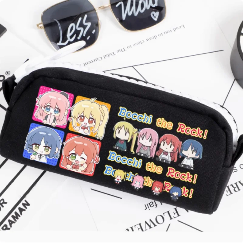 Anime BOCCHI THE ROCK! Yamada Ryo Pencil Case Oxford Canvas Storage Bag Pencil Box Pencilcase School Pen Bag 2699