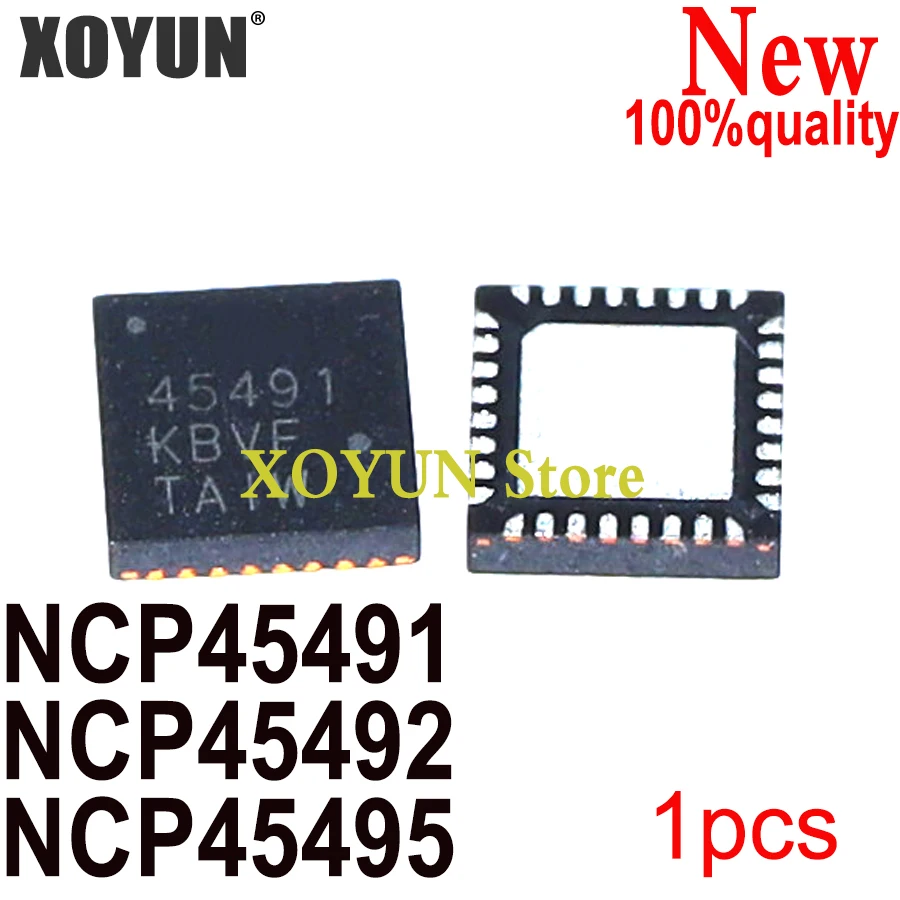 (1piece) 100% New NCP45491 NCP45492 NCP45495 NCP45491XMNTWG NCP45492XMNTWG NCP45495XMNTWG QFN-32 Chipset