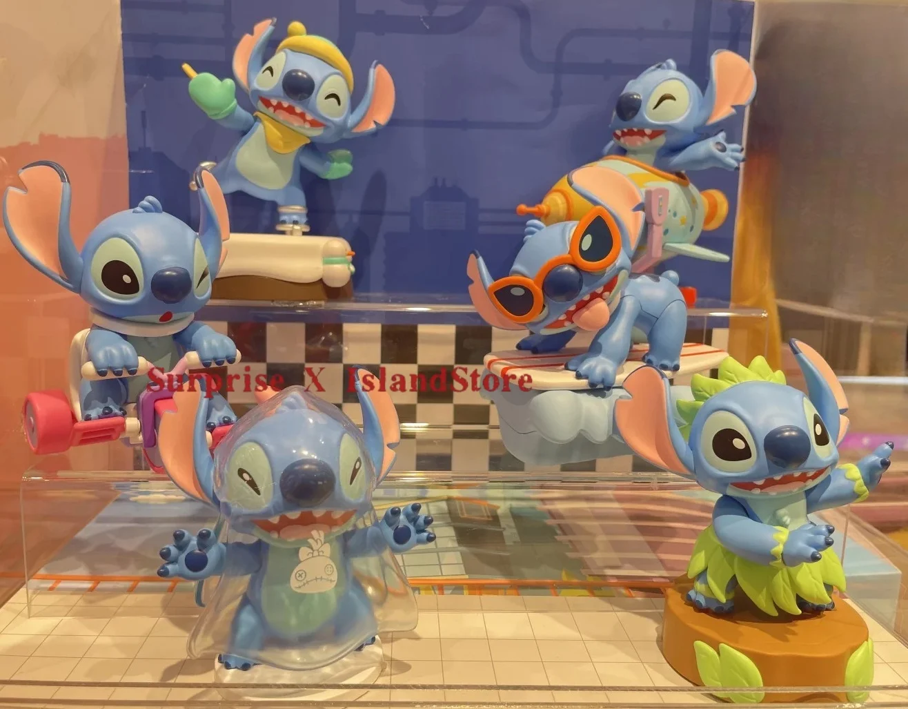

Genuine Blind Box Toptoy Disney Stitch Cute Series Cute Stitch Action Figure Surprise Box Desk Decor Ornament Toy Surprise Gift