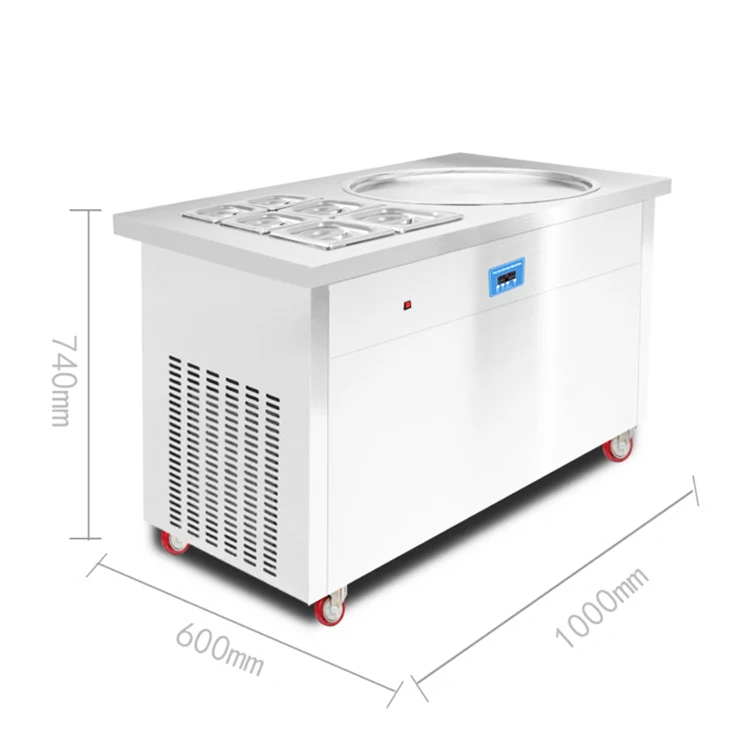 Ice cream machine nitrogen ice cream machine manual deep fryer/roll fryer ice cream machine