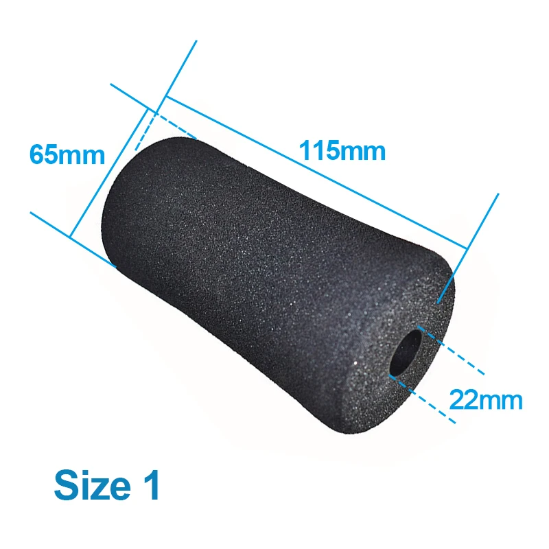 2PCS Fitness Equipment Handle Replace Tube Sleeve Sponge Foam Pipe For Gym Home Handstand Machine Dumbbell Stool Hook Foot Grips