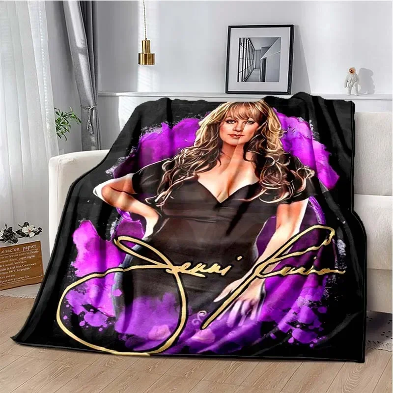 Latin Singer Jenni Rivera Printed Blanket Fashion Bed Sofa Air Conditioning Fashionable Leisure Picnic Travel CustomizableThrow